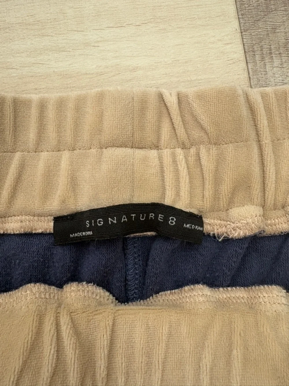 Signature8 Colorblock Matching set in Blue and Tan